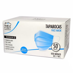 CAJA DE TAPABOCAS 50 UND