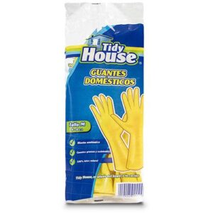 GUANTES DOMESTICOS AMARILLO TIDY HOUSE TALLA M