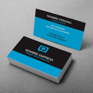 TARJETA DE PRESENTACION BRILLANTE - AMBAS CARA - 9CM X 5CM - 1000 UNIDADES